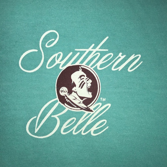 Florida State University teal “Southern Belle” tee - Picture 3 of 5